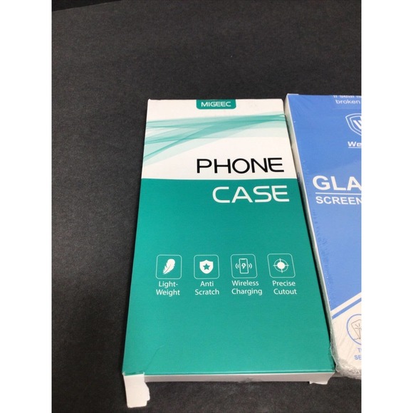 iphone 13 pro 6.1 and Glass screen protector 2pack 6.1 - Picture 3 of 12